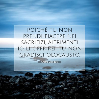 Salmi 51:16 RIV Immagine del Versetto della Bibbia