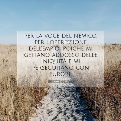 Salmi 55:3 Versetto della Bibbia Spiegato