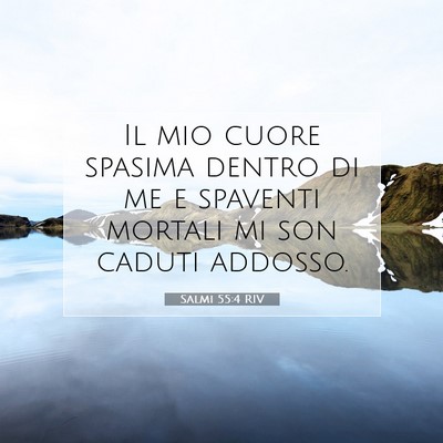 Salmi 55:4 Versetto della Bibbia Spiegato
