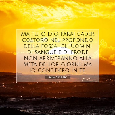 Salmi 55:23 RIV Immagine del Versetto della Bibbia