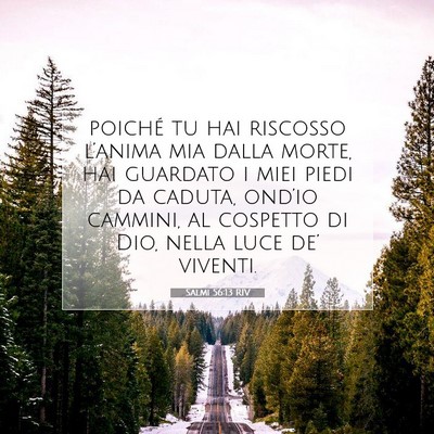 Salmi 56:13 RIV Immagine del Versetto della Bibbia