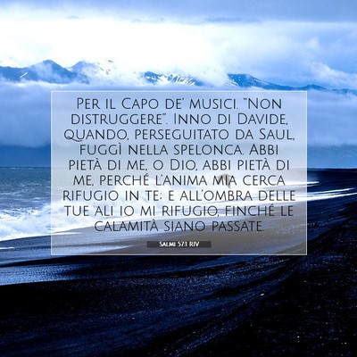 Salmi 57:1 RIV Immagine del Versetto della Bibbia