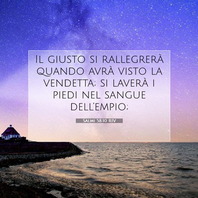 Salmi 58:10 RIV Immagine del Versetto della Bibbia