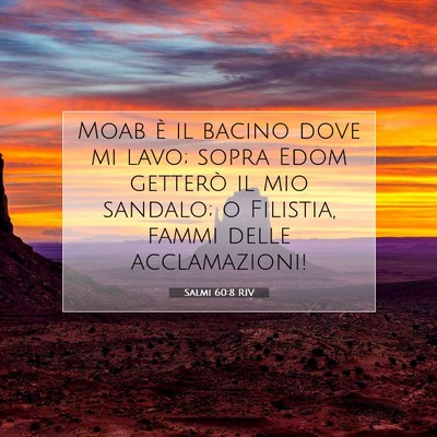 Salmi 60:8 RIV Immagine del Versetto della Bibbia