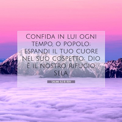 Salmi 62:8 RIV Immagine del Versetto della Bibbia