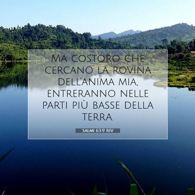 Salmi 63:9 Versetto della Bibbia Spiegato