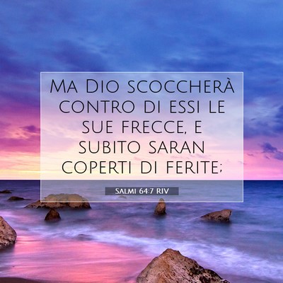 Salmi 64:7 Versetto della Bibbia Spiegato