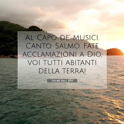 Salmi 66:1 RIV Immagine del Versetto della Bibbia