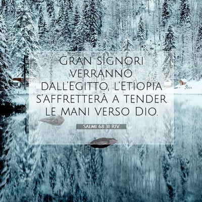 Salmi 68:31 Versetto della Bibbia Spiegato