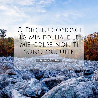 Salmi 69:5 Versetto della Bibbia Spiegato