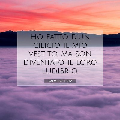 Salmi 69:11 Versetto della Bibbia Spiegato