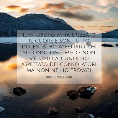 Salmi 69:20 RIV Immagine del Versetto della Bibbia