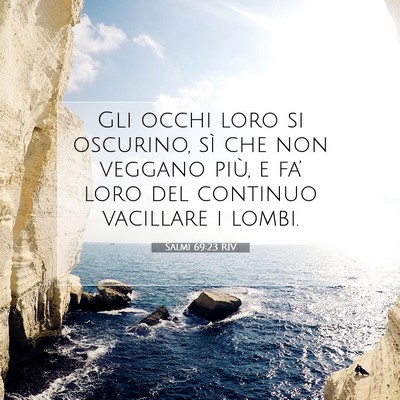 Salmi 69:23 Versetto della Bibbia Spiegato