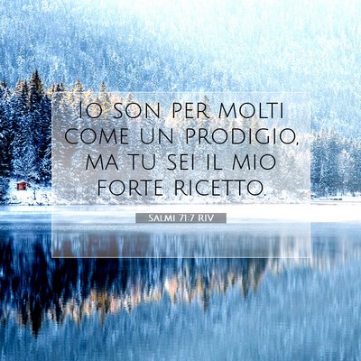Salmi 71:7 Versetto della Bibbia Spiegato