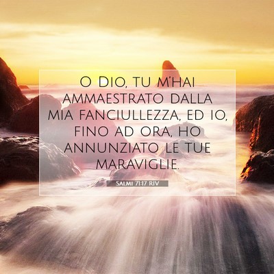 Salmi 71:17 RIV Immagine del Versetto della Bibbia