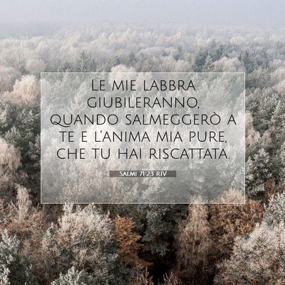 Salmi 71:23 Versetto della Bibbia Spiegato