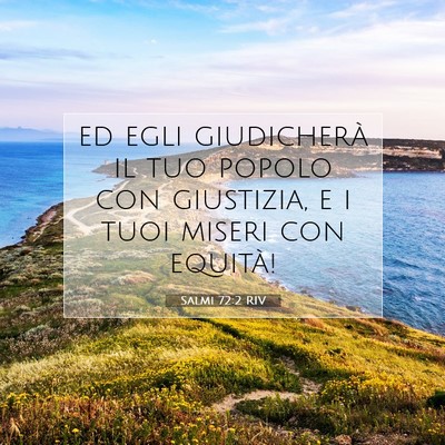 Salmi 72:2 Versetto della Bibbia Spiegato