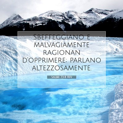 Salmi 73:8 RIV Immagine del Versetto della Bibbia