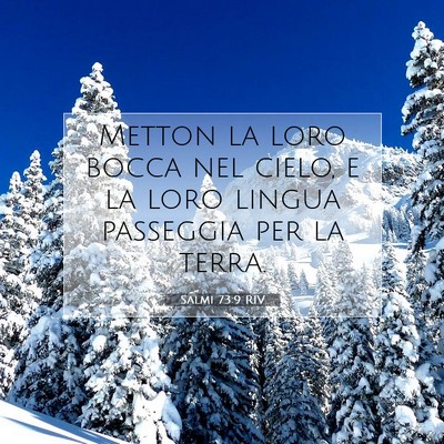 Salmi 73:9 Versetto della Bibbia Spiegato