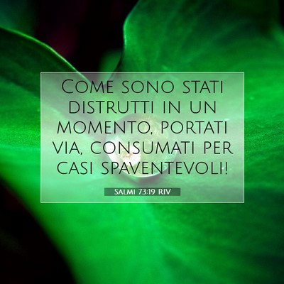 Salmi 73:19 Versetto della Bibbia Spiegato