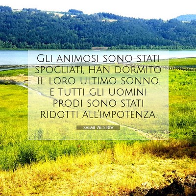Salmi 76:5 Versetto della Bibbia Spiegato