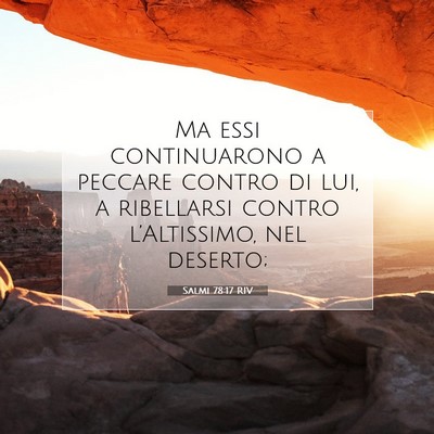 Salmi 78:17 Versetto della Bibbia Spiegato