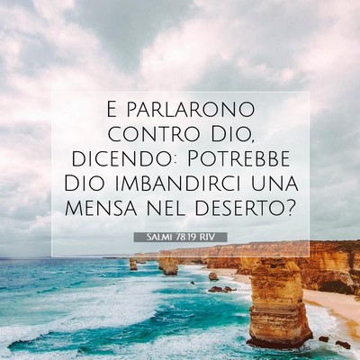 Salmi 78:19 Versetto della Bibbia Spiegato