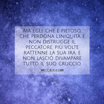 Salmi 78:38 RIV Immagine del Versetto della Bibbia