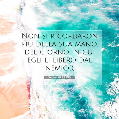 Salmi 78:42 Versetto della Bibbia Spiegato