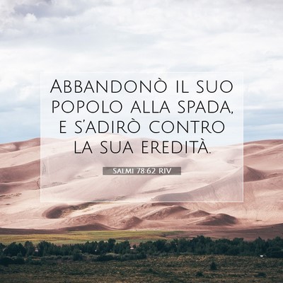 Salmi 78:62 Versetto della Bibbia Spiegato