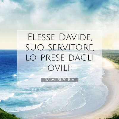 Salmi 78:70 RIV Immagine del Versetto della Bibbia