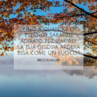 Salmi 79:5 RIV Immagine del Versetto della Bibbia