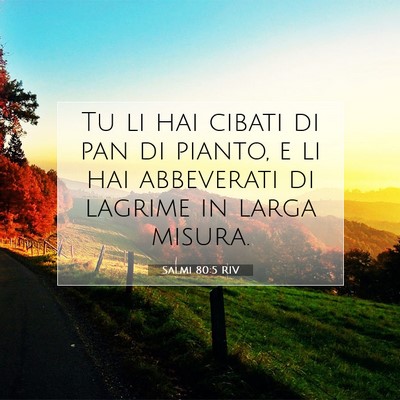Salmi 80:5 Versetto della Bibbia Spiegato