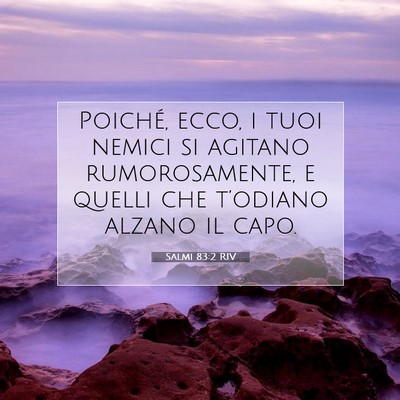 Salmi 83:2 RIV Immagine del Versetto della Bibbia