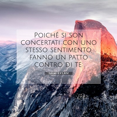 Salmi 83:5 Versetto della Bibbia Spiegato