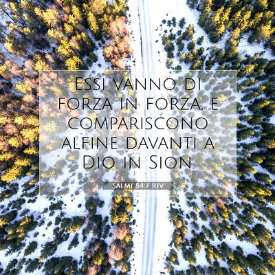 Salmi 84:7 RIV Immagine del Versetto della Bibbia