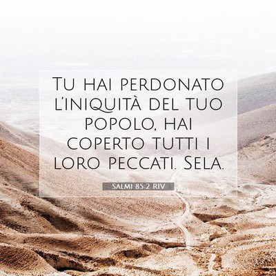 Salmi 85:2 RIV Immagine del Versetto della Bibbia