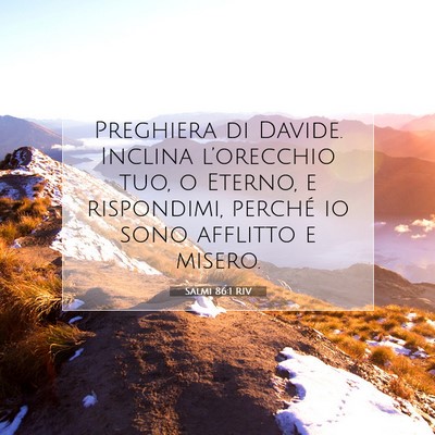 Salmi 86:1 RIV Immagine del Versetto della Bibbia