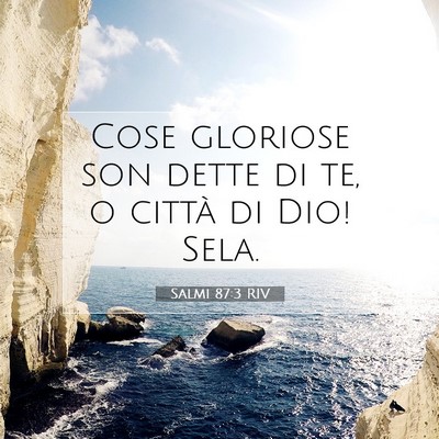Salmi 87:3 RIV Immagine del Versetto della Bibbia