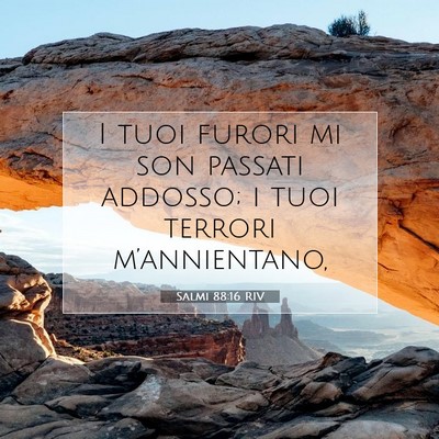 Salmi 88:16 Versetto della Bibbia Spiegato