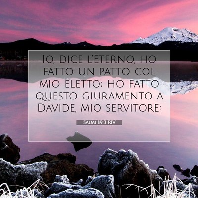 Salmi 89:3 RIV Immagine del Versetto della Bibbia