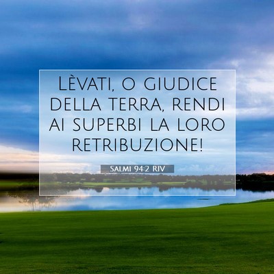 Salmi 94:2 Versetto della Bibbia Spiegato
