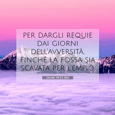 Salmi 94:13 RIV Immagine del Versetto della Bibbia