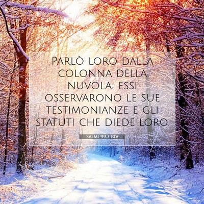 Salmi 99:7 Versetto della Bibbia Spiegato