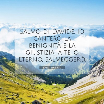 Salmi 101:1 Versetto della Bibbia Spiegato