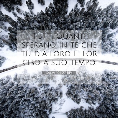 Salmi 104:27 Versetto della Bibbia Spiegato