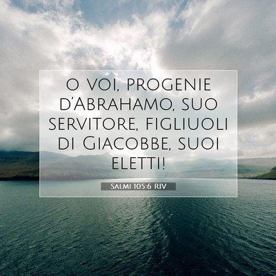 Salmi 105:6 RIV Immagine del Versetto della Bibbia