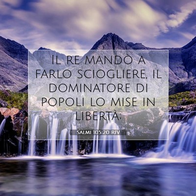 Salmi 105:20 Versetto della Bibbia Spiegato