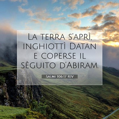 Salmi 106:17 Versetto della Bibbia Spiegato