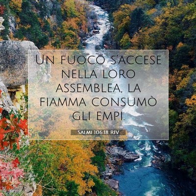 Salmi 106:18 RIV Immagine del Versetto della Bibbia